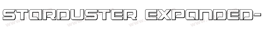 Starduster Expanded字体转换